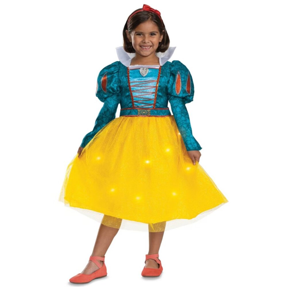 Princess Snow White Light Up 3T/4T Halloween Costume Disney Dress Toddler Girls